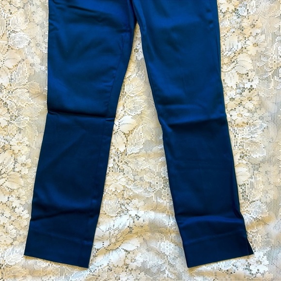 Level 99 Anthropologie | Francis Lacey Crop Trouser Pants in Nocturnal Navy 26 - Picture 12 of 15